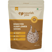 Nourish You Roasted Sunflower Seeds | Fibre Rich Seeds | Diet Food | Non-GMO | Healthy snacks | Nutrients rich | High in protein |100 GM