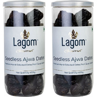 Lagom Gourmet Seedless Ajwa Dates 800G,Saudi Arabia Dates,All Natural,No Preservatives,No Added Sugar,Gluten Free,Vegan,Plant Based,Non Gmo,Dates Dry Fruits,Khajur,Khajoor,Khejur