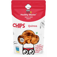 Healthy Master Baked Quinoa Chips with All Natural Ingredients | High in Fiber | Low in Sodium | Gluten-Free | Vacuum Cooked | Oil-Free (Quinoa Chips, 200g)