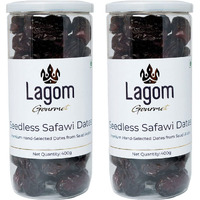Lagom Gourmet Seedless Safawi Dates 800G|Saudi Arabia Dates|All Natural|No Preservatives|No Added Sugar|Gluten Free|Vegan|Plant Based|Non Gmo|Dates Dry Fruits|Khajur|Khajoor|Khejur