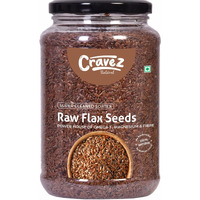 Cravez Flax Seeds - 250gm Alsi Seeds | Premium Raw Flax Seeds | Seeds for Weight Loss | Diet Food | Flax Seeds for Hair Growth | Rich in Fibre and Omega 3 | Rich in Protein