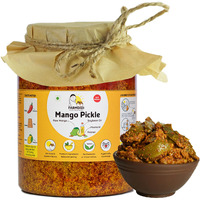 FarmDidi Mango Pickle 1kg Mango Pickles Homemade | Traditional Indian Achar | Less Oil Aam ka achar home made Pickle in fresh | Dry Sukha Aam Ka Achaar made with Organic Methods & Preservative free