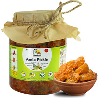 FarmDidi Amla Achar Awle ka Achaar 1kg | Homemade Indian Gooseberry Pickle Seedless without Onion & Garlic | Preservative Free | Tangy Amle ka achar | Less Oil | Traditional Home made Awla ka achar