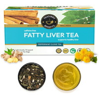 TEACURRY Fatty Liver Tea (30 Tea Bags, 1 Month Pack) - Helps With Fatty Liver, Ditoxification | Herbal Tea For Liver Wellness - 60Gm