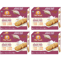Midbreak Sugar Free Jowar (Sorghum) Millets & Dry Fruit Cookies | Gluten-Free | Ideal for Diabetics, Calorie Watchers, and Gym Goers | Pack of 4 | 800g