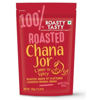 Roasty Tasty Roasted Chana Jor Lime & Spicy Indian Snacks- 750g Value Pack | No MSG | Zero Cholesterol & Trans Fat | Diet Namkeen | Gluten Free | Ready-to-eat | High in protein | Export Quality | Healthy Snacks