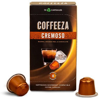 Coffeeza Cremoso Aluminium Coffee Capsules, Intensity  8/10 - Nespresso Compatible Coffee Pods (Box of 30)