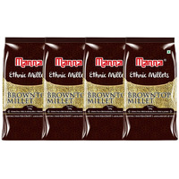 Manna Browntop Millet Natural Grains, 2kg (500g x 4 Packs) - (Chotti Kangni/Andu Korralu/Korale) | Native Low GI Millet Rice | High Protein & 100% more Fibre than Rice