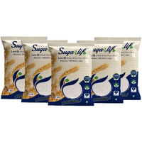 Sugarlif Low GI (Glycemic Index) whole wheat Atta (Flour)/ Diabetic friendly/Slower Glucose Apsorbtion/Lower Insulin demand/Same Taste/Same Flavour - 1kg x 5 Packet