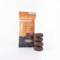 KILOBEATERS Keto Friendly Chocolate Dessert Healthy Diet Cookies Biscuits Snacks for Diet, With Sugar Free, No Maida, Zero Sugar & Zero Preservatives, 30 grams - (Travel Pack of 30)