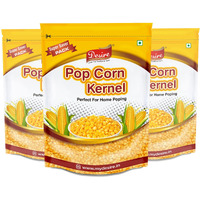 Desire Popcorn Kernel Seeds 3 Kg | Big Size Gourmet Pop Corn Kernels Imported | High Expansion, A Grade Makkai Popcorn