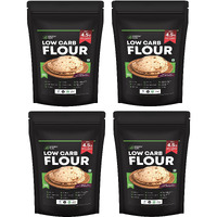 Green Sun Low Carb Flour |Pack of 4 | Only 4.5 g Net Carbs Per Roti | Tasty & Easy to Make | Keto Friendly | Healthy Atta| High Fiber | High Protein