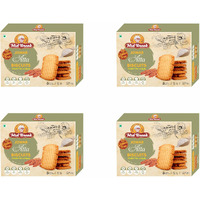 Mid Break Jowar Atta Biscuits | Millets Cookies | Gluten Free | Maida and Egg Free Biscuits Snack With No Added Sugar & Palm Oil | Oven Fresh Biscuits | High In Fiber, Protein & Wholesome Nutrition | 800g | Pack of 4