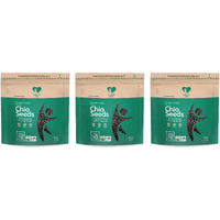 NOURISH YOU Organic Black Chia Seeds 450G | USDA Certified Grain | Gluten Free | Super Source of Calcium, Protein Fibre & Antioxidant | Healthy Snacks for Weight loss management | Pack of 3 |150G Each