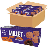 Early Foods - Pack Of 6 Ragi & Chocolate Jaggery Cookies 150 Gram X 6| Sugar Free Biscuits