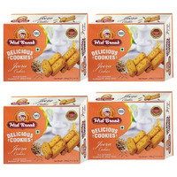 MidBreak - Jeera Biscuits | Jeera Cookies | Cummins Biscuits | Cummins Cookies | 25% Less Fat | Premium Handmade Cookies | 300 Gms x 4 | Pack of 4