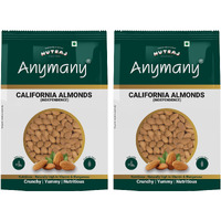 ANY MANY Nutraj California Almonds, Raw 2Kg (1Kg X 2) | Nutritious & Delicious | Badam Giri | High In Fiber | Rich In Vitamin E & Manganese