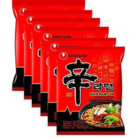 Nongshim Shin Ramyun Instant Korean Style Noodles- (Pack Of 6) (Imported), 120 grams