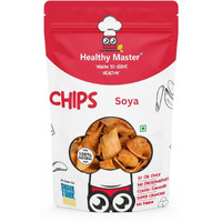 Healthy Master Baked Soya Chips with All Natural Ingredients| High in Fiber - 1KG | Low in Sodium | Helps in Weight Loss | Calcium Rich | Gluten-Free | Vacuum Cooked | Oil-Free