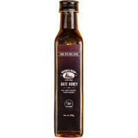 Brawny Bear Date Honey, Healthy Sugar Substitute, 100% Natural Arabian Date Syrup with No Added Sugar & Preservatives, Vegan, Natural Sweetener for Toppings, Baking, Cooking- Pack of 2 (330gm each)
