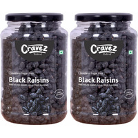 cravez Seedless Black Raisins 1000 Gram|Kali Kishmish|High In Antioxidants|Naturally Sweet & Tasty|Fiberous & Delicious For Snacking|No Preservatives|No Additives|Healthy Snacks, Fresh