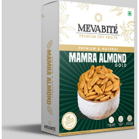 MevaBite Mamra Gold Almonds (250 Grams) | Mamra Bold Size Almonds | Mamra Badam Giri | Helps In Muscle Growth & Weight Management | Loaded With Vitamins, Minerals & Nutrients (Big Size), Dried