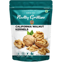 Nutty Gritties California Walnut Kernels 400g Without Shell, for Morning Consumption Dry Fruit, Omega-3 Rich (Walnut Kernels - 400g)