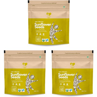 Nourish You Organic Sunflower Seeds Sunflower Seeds (100G) Each - Raw Sunflower Seeds for Eating | Diet Food | Healthy Snack | Rich in Protein & Fiber (Pack of 3)