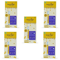 Honey Twigs Himalayan Multi Floral Honey,100% Natural Pure Honey,400Gms (50 Single Sachets-80G X 5 Packs)|Grade A Himalayan Honey-Traceable Source|Zero Additives|Zero Added Sugar|Immunity Booster