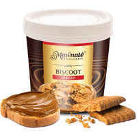 MAWNATE CHOCOLATES Biscoot Spread, Caramelised Biscuit Spread, Cinnamon Creamy Spread (1000 Gms)