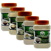 HDC Siridhanya Unpolised and organic five positive millets Flour Combo Pack of 5, [Kodo, Foxtail, Browntop Barnyard, and Little Millet]700gm Each packed in jar
