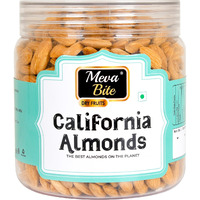 MevaBite Premium California Almonds 1 kg - 100% Natural | Bold Badam Giri Quality | Protein-Rich for Stamina | Real Nuts | Whole Natural Almond Nuts & Dry Fruits | Reusable Jar (Grade - Independence)