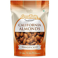 GreenFinity 100% Natural Premium Californian Whole Almonds Value Pack Pouch, 500G