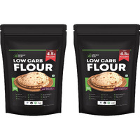 Green Sun Low Carb Flour |Pack of 2 | Only 4.5 g Net Carbs Per Roti | Tasty & Easy to Make | Keto Friendly | Healthy Atta| High Fiber | High Protein