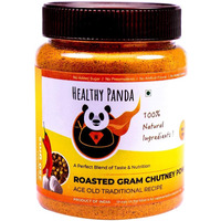 HEALTHY PANDA Roasted Bengal Gram Dal Chutney Powder / Chana Dal Chatni, Fried Gram Dal Podi, Puthani Chatani (100% Natural & Healthy) - 125 Gram