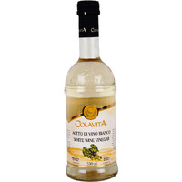 Colavita White Vinegar (500ml) | Imported from Italy | Premium white Vinegar for Cooking, Salad Dressings and Marinating Fresh or Grilled Vegetables | No Artificial Colours