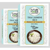 Future Foods Jasmine Rice | Thai fragrant rice | Packed with Phytonutrients | Enhances Fibre Intake | Beneficial for Diabetic Patients | Product of Thailand | 900g (Pack of 2)