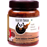 HEALTHY PANDA FLA x Seed Chutney Powder Jawas Chutney, Agasi Chatni, Alsi Chatani Powder, Aali Vithai Idli Podi (100% Natural & Healthy) - 125 Gram