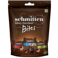 Schmitten Home Bites Assorted Dark And Milk Chocolates Minis - Pack Of 1, Pouch, Premium Selection-140 Gm