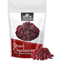 NATURE YARD Dried Cranberry dry fruit - 400 Gm - Naturally Dehydrated Real Sliced Cranberries