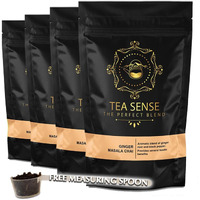 Tea Sense Ginger Masala Chai | 800 gram Loose Tea | Spicy And Healthy Blend | Ctc Tea, Dried Ginger, Black Pepper | Aromatic And Traditional | Strong Flavour | 320+ Cups