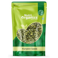 Nutri Organics Raw & Unroasted Pumpkin Seeds | Immunity Booster and Fiber Rich Superfood | Rich Source of Omega 3 | Highly Nutritious Snack | Rich in Protein, Dietary Fibre, Zinc & Magnesium - 200 G