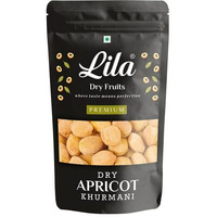 LILA DRY FRUITS Dried Premium Afghani Apricots 200 Gram | Vegan, Sun Dried Apricots | Gluten Free & Sodium Free | Add In Your Healthy Recipes | Dry Fruit