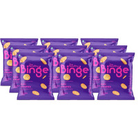 The Healthy Binge Ragi Crispies Baked Chips Snacks | Healthy snacks for kids and adults | Chatpata Chaat Flavour |Protein | Gluten Free -Free | 0% Cholesterol | Pack of 9 (40 Gm X 9)