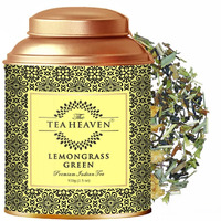 The Tea Heaven | Tea Gift - Lemongrass Green Tea-Helps in Digestion- 100% Natural Ingredients- 50 Grams (25 Cups)
