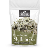 NATURE YARD Mullein Tea For Lungs - 100Gm - Himalayan Lung Detox Leaves For Immune & Respiratory System, Green Tea