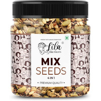 LILA DRY FRUITS 4 in1 Superseed Mix - Mixture of Chia, Pumpkin, Sunflower and Flax) 500gm|Immunity combo for Weight Loss | Mix Seeds for Eating | Diet Snacks | Superfood