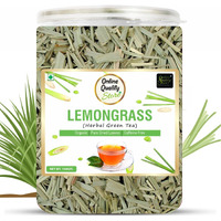 Online Quality Store Organic Lemongrass Herbal Tea - 50 Gm | Lemongrass Tea Leaves | Lemon Grass Herbal Green Tea