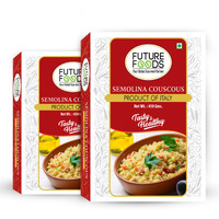 Future Foods Semolina Couscous | Mild and Neutral Taste | Light and Fluffy Texture | Good Fiber Source | with Multiple Health Benefits | Helps Lower Cholesterol | 450g (Pack of 2)