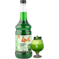 Zone Green Mint Syrup 1050ml | Pure Green Mint Flavor for Mocktails, Cocktails, Lemonades, Iced Teas & More | 35+ Flavours